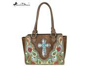 Montana West Spiritual Collection Trapezoid Tote Brown