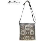 Montana West Embroidered Collection Crossbody Bag Grey