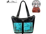 Montana West Concho Collection Concealed Handgun Tote Bag Black