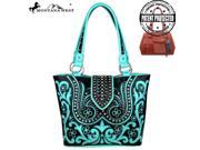 Montana West Bling Bling Collection Concealed Handgun Tote Bag Black