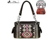Montana West Bling Bling Collection Concelaed Handgun Satchel Coffee