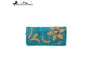 Montana West Floral Collection Wallet Turquoise