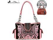 Montana West Bling Bling Collection Concealed Handgun Satchel Bag Coffee