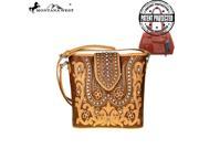 Montana West Bling Bling Collection Concealed Handgun Crossbody Bag Brown