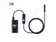 US Local Stock ! Lesogood WiFi Endoscope Inspection Camera 2MP HD Waterproof Borescope Inspection Camera With 8mm Diameter 1 Meter Tube for iPhone IOS Android