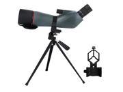 Lesogood Eyeskey 20 60x60mm Zoom Spotting Scope Hunting With Phone Adaptor Soft Case Outdoor