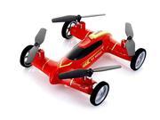 Syma X9 Fly Car 4 Channel 2.4Ghz RC Quadcopter RED