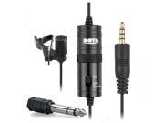 BOYA Omnidirectional Lavalier Microphone for Canon Nikon Sony for iPhone 5 4S 4 DSLR Camcorder Audio Recorders