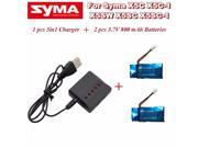 2x 3.7V 800mAh Upgrade Battery 5 in 1 Charger For Syma X5C X5C 1 X5SW Quadcopter