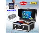 EYOYO 50M 164ft 16GB 7 LCD 1000TVL Fish Finder Fishing Video DVR Camera TF Card
