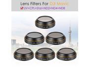 6in1 UV+CPL+Star+ND2+ND4+ND8 Star Filters Lens For DJI Mavic Pro 4K Camera Folding FPV Drone Quadcopter