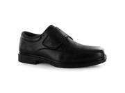 Kangol Kids Marling Velcro Boys Derby Shoes Smart School Slight Heel Leather