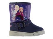 Disney Kids Flat Ankle Boots Infant Girls Buckle Strap Casual Winter Shoes
