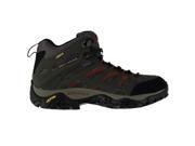 Merrell Mens Moab Mid GTX Lace Up Leather Walking Boots With Gore Tex Lining