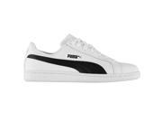 Puma Mens Smash Leather Trainers Sports Shoes Lace Fastening
