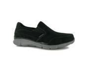 Skechers Mens Equalizer Mind Game Casual Slip On Shoes Panelled Leather Padded