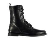 Firetrap Womens March Boots Lace Up Shoes Ankle Length Zip Fastening Leather