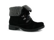 SoulCal Womens Ladies Cal Frost Hiker Buckle Up Flat Ankle Boots Footwear
