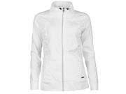 Sunice Womens Ivory Long Sleeve Golf Jacket Pockets High Neck Full Zip Top