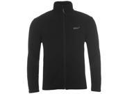 Gelert Mens Gents Fractal Fleece Jacket Thermal Fleece Zip Neck Arm Front Pocket