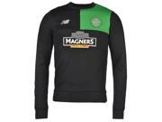 New Balance Mens Celtic Football Club Training Crew Sweater Long Sleeve Top