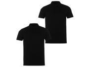 Donnay Mens Two Pack Polo Short Sleeve T Shirt Tee Top Clothing Wear