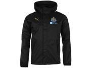 Puma Mens Newcastle United Rain Jacket WindCell Detachable Hood Full Zip Top