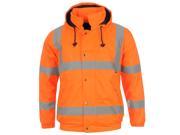 Dunlop Mens Gents Hi Visibility Bomber Jacket Coat Top