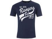 Rangers Mens Graphic Tee Short Sleeves Crew Neck Cotton T Shirt Top