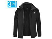 Karrimor Mens 3in1 Jacket Mesh Lining Concealable Hood Water Resistant