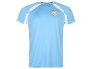 Source Lab Mens Gents Manchester City Poly T Shirt Tee Top
