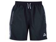 Lonsdale Mens Two Stripe Woven Shorts Pants Bottoms Elasticated Waistband