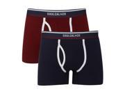 SoulCal Mens Cotton Plain Trunks Elasticated Underwear Boxers