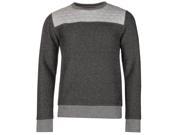 Firetrap Mens Church Sweater Outdoor Pullover Long Sleeve Crew Neck Top