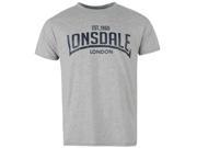 Lonsdale Mens Box T Shirt Short Sleeve Round Neck Casual Tee Top Clothing