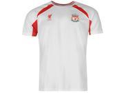Source Lab Mens Liverpool FC Poly T Shirt Short Sleeve Crew Neck Top