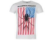 Official Mens Chemical Romance T Shirt Reinforced Breathable Lightweight