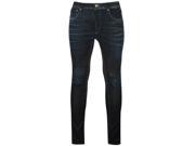 Jack and Jones Mens Liam Skinny Fit Jeans Smart Distressed Trousers Casual Pants