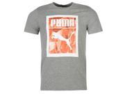 Puma Mens Mountain QT T Shirt Cotton Summer Casual Short Sleeve Crew Neck Tee