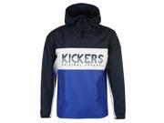 Kickers Mens Panel Cagoule Waterproof Lightweight Mesh Hood Quarter Zip