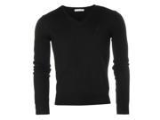 VERSACE COLLECTION Mens V Neck Jumper Long Sleeves Sweater Fine Knitted New