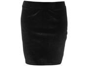 JDY Womens Sherry Pencil Skirt Velvet Lightweight Mini Length Style