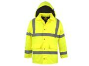 Dunlop Mens Gents Hi Visibility Parka Coat Jacket Top