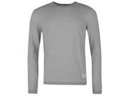 Jack and Jones Mens Core Chris Crew Jumper Lightweight Stripe Cotton Fine Knit