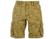 SoulCal Mens Utility Shorts Pants Bottoms Button Fastening Elasticated Waist