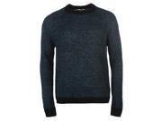 Lee Cooper Mens Twist Knit Jumper Ribbed Warm Pullover Long Sleeve Crew Neck Top