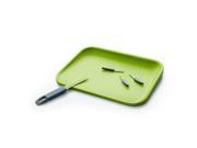 Plastic Cutting Board with Hidden Knife and Mini Fork Set
