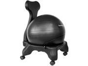 Isokinetics Inc Fitness Exercise Ball Chair With BLUE 52cm Ball and Pump