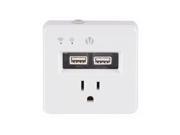 Vivitar Wi Fi Home Automation Smart Plug With Dual USB HA 1001