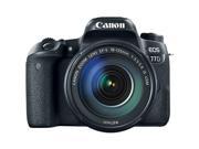 Canon EOS 77D 24.2 MP CMOS APS C Digital SLR Camera with EF S 18 135mm IS USM Lens